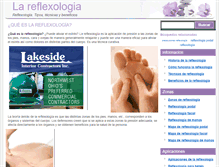 Tablet Screenshot of lareflexologia.info